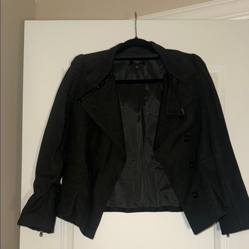 Women's Dark Green Blazer Jacket